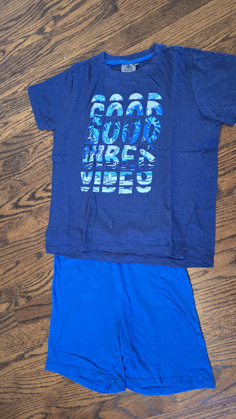 3 set Kids summer pajamas size 10Y - photo 4