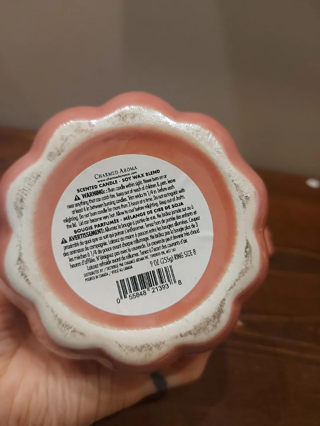 Charmed Aroma Pink Pumpkin Candle Holder image indicator(6)