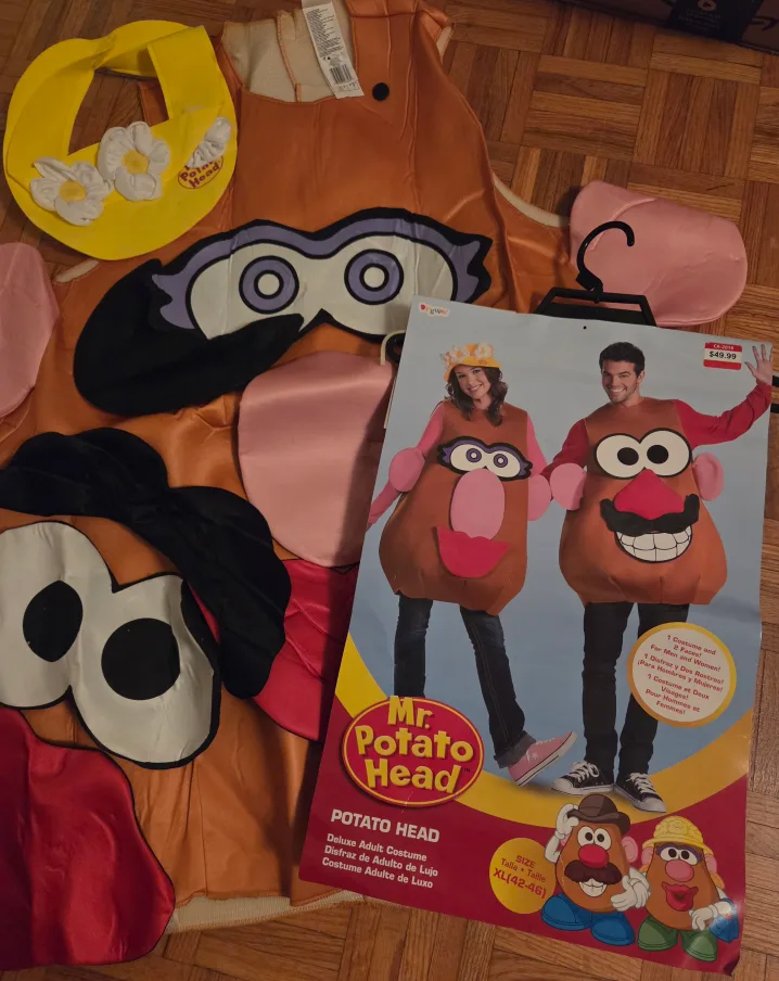 🥕🥕🥕🥕Mr. Potato Head Adult Costume XL (42-46) image indicator(2)