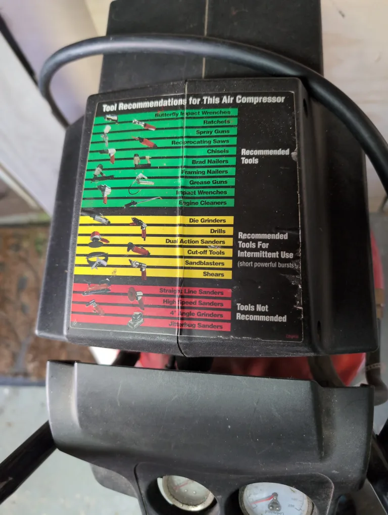 Husky 6.2 HP 25 Gallon Air Compressor image indicator(2)