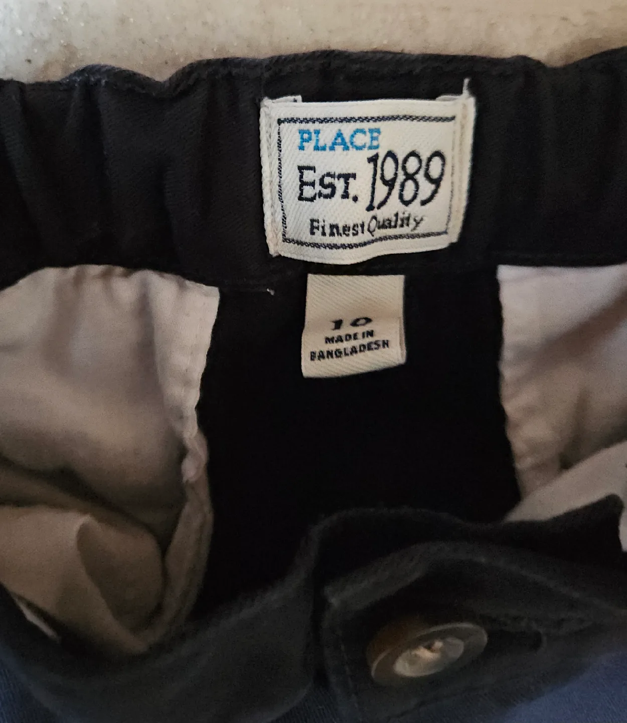 Boys Size 10 Children's Place Black Pants image indicator(3)