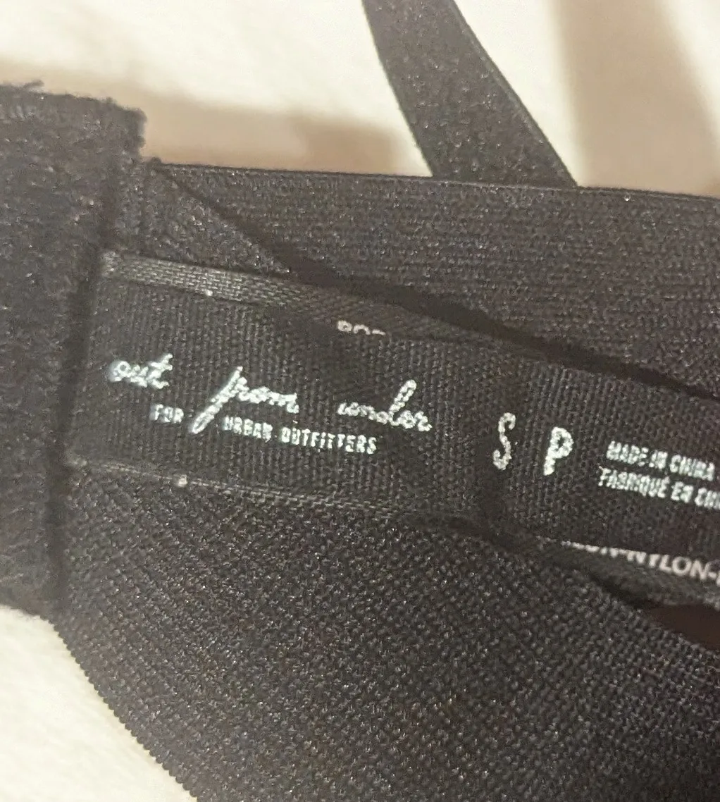 Out From Under Urban Outfitters Black Top - Size S image indicator(3)