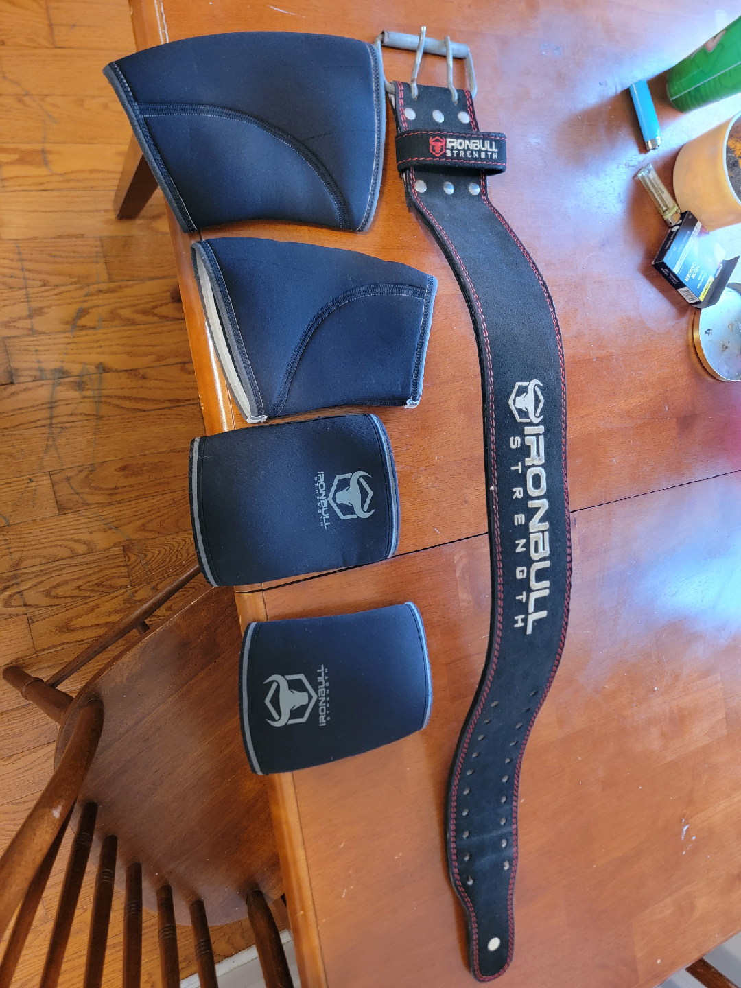 Iron Bull Strength Weightlifting Belt & Pads
