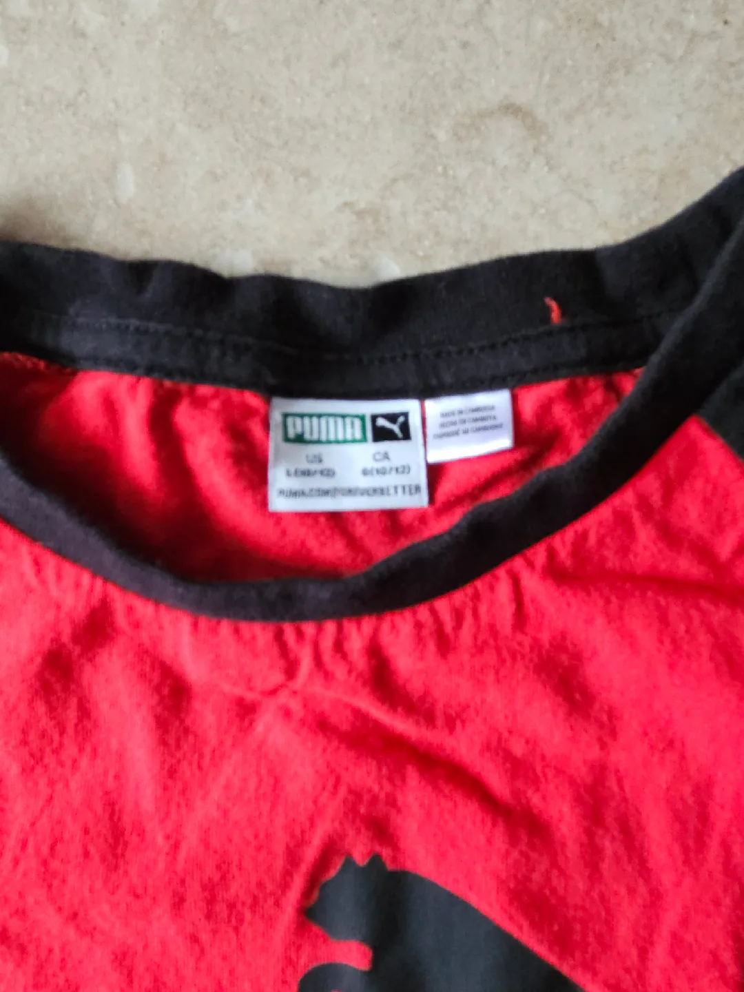 Kids Size L (10/12) Puma T-Shirt image indicator(2)
