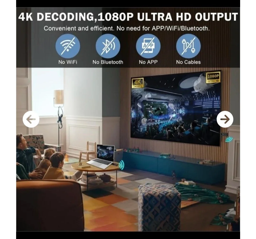 New Wireless HDMI Transmitter and Receiver Set image indicator(2)