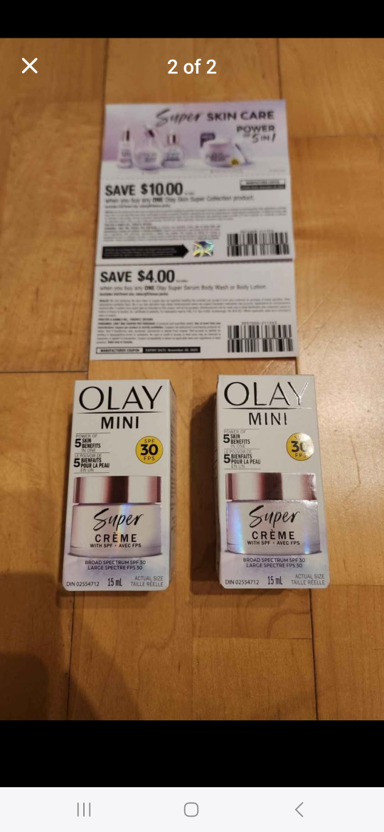Olay Mini Super Cream Ultra Lightweight Face Moisturizer - photo 2