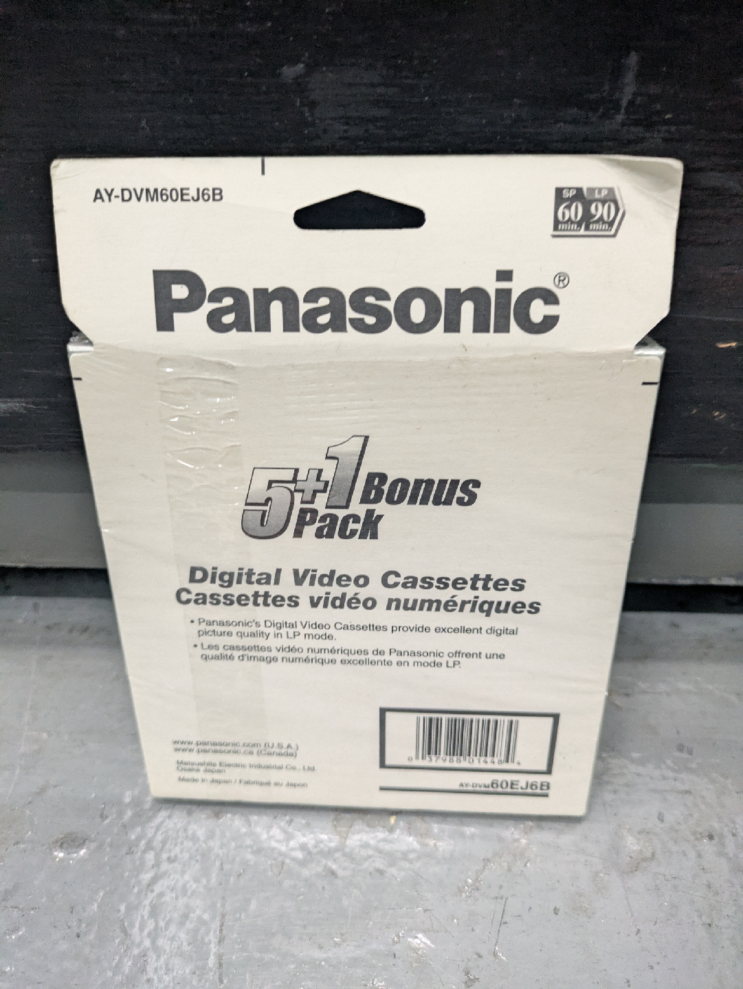 Panasonic DVC 60 Min Digital Video Cassettes 5+1 Bonus Pack - photo 2