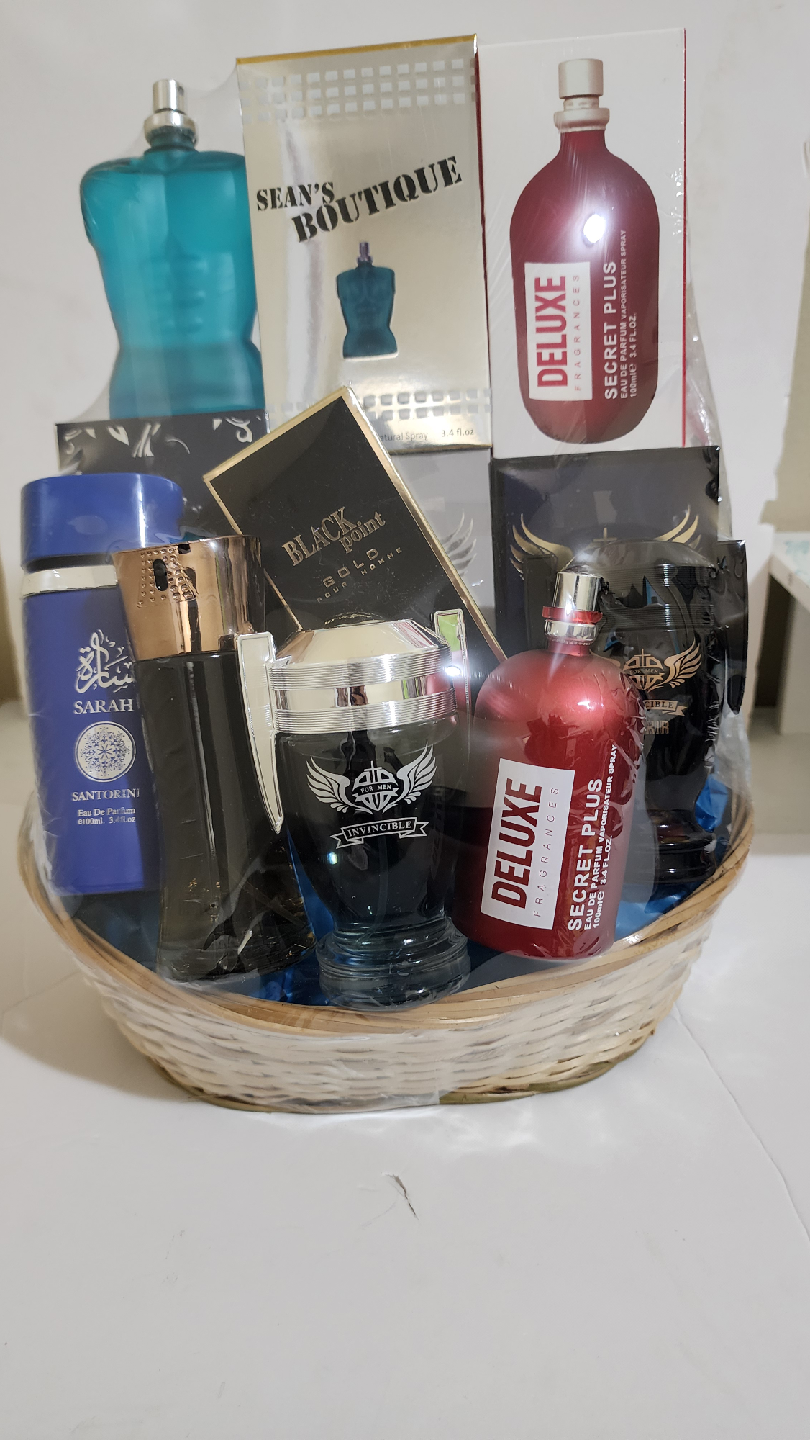 Perfume Gift basket for men -6 Fragrances