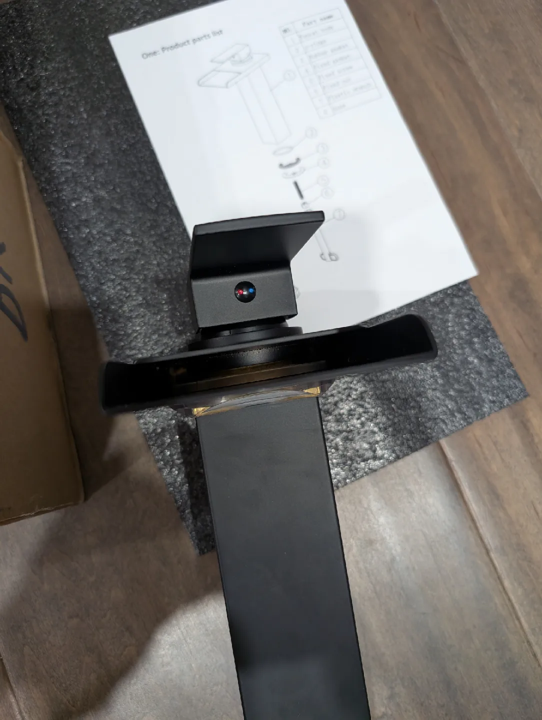 Brand New Matte Black Bathroom Vessel Faucet For Sale image indicator(8)