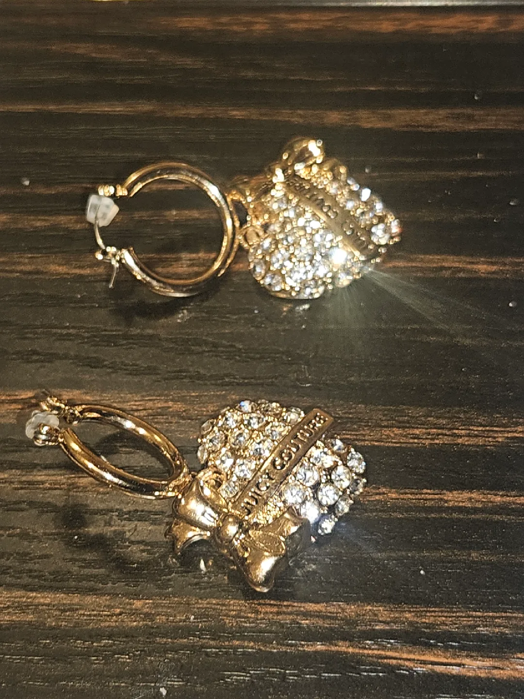 Juicy Couture Gold Heart Earrings image indicator(4)