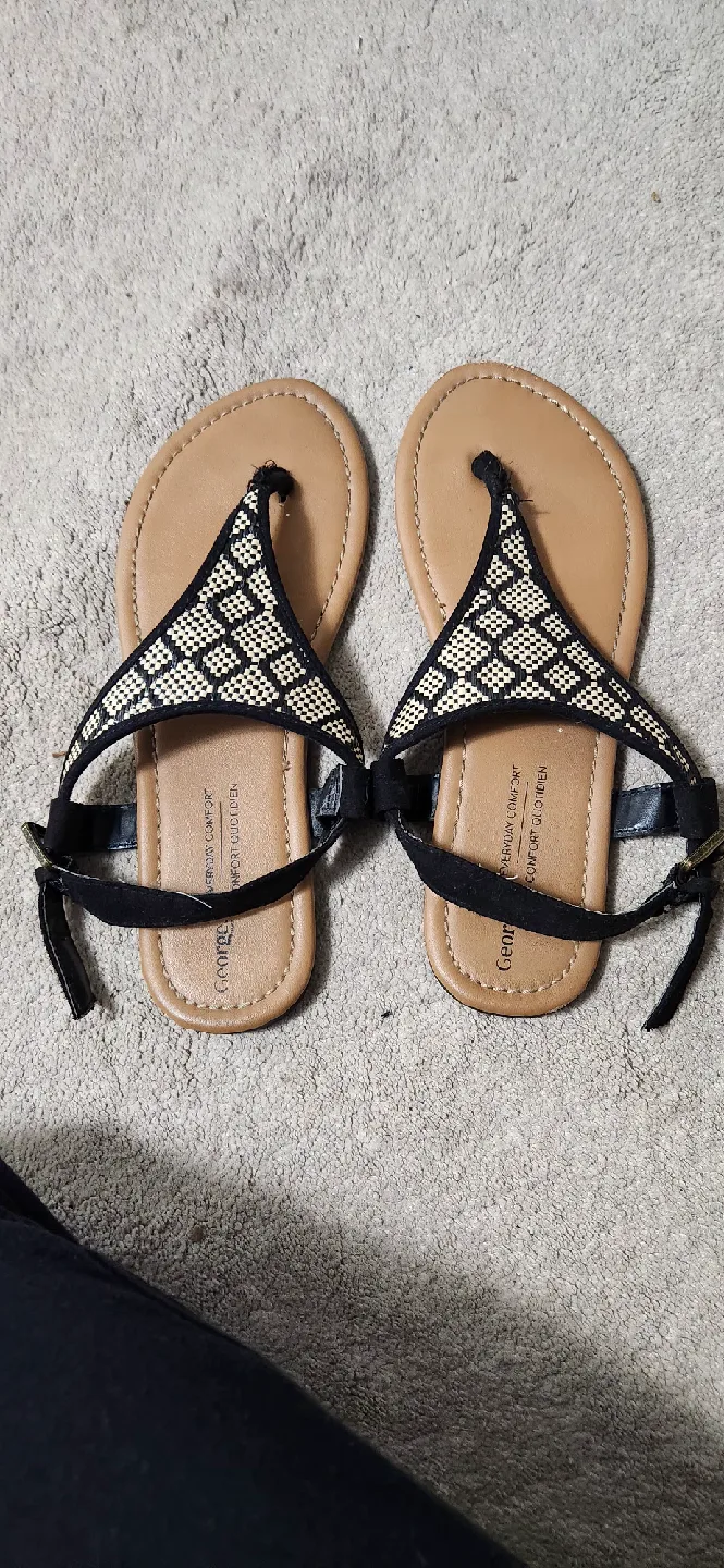 George Everyday Comfort Sandals - Size 7