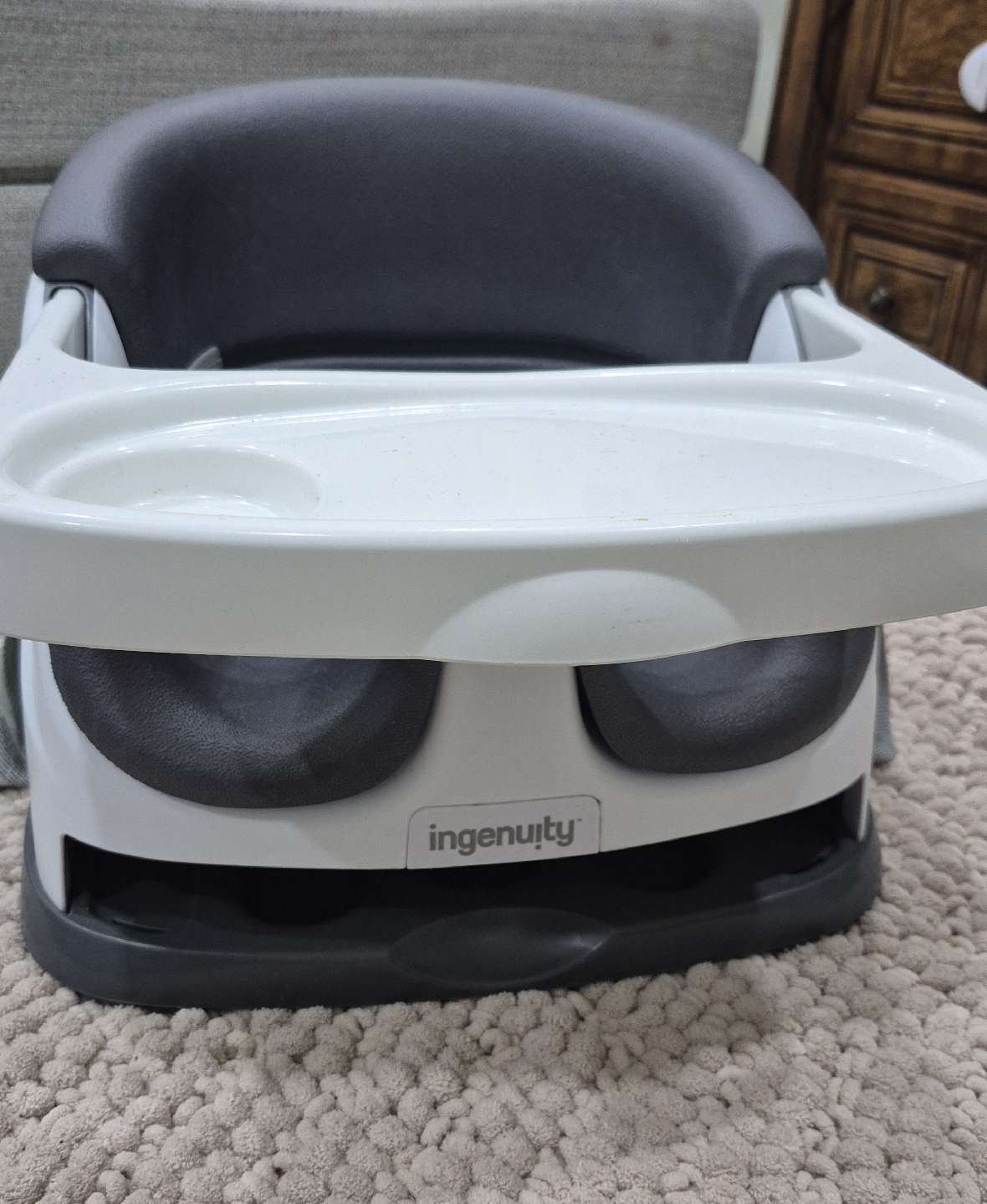 Ingenuity Baby Base 2-in-1 Seat - Grey & White - photo 4