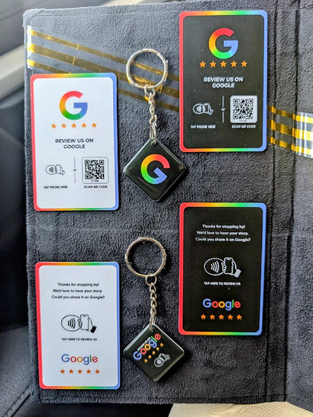 Instagram & Google Follow/Review Cards,  Keychains image indicator(2)