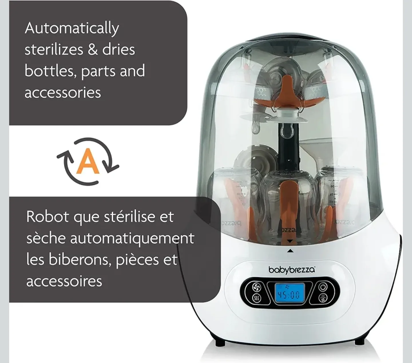 Baby Brezza One-Step Sterilizer Dryer image indicator(3)