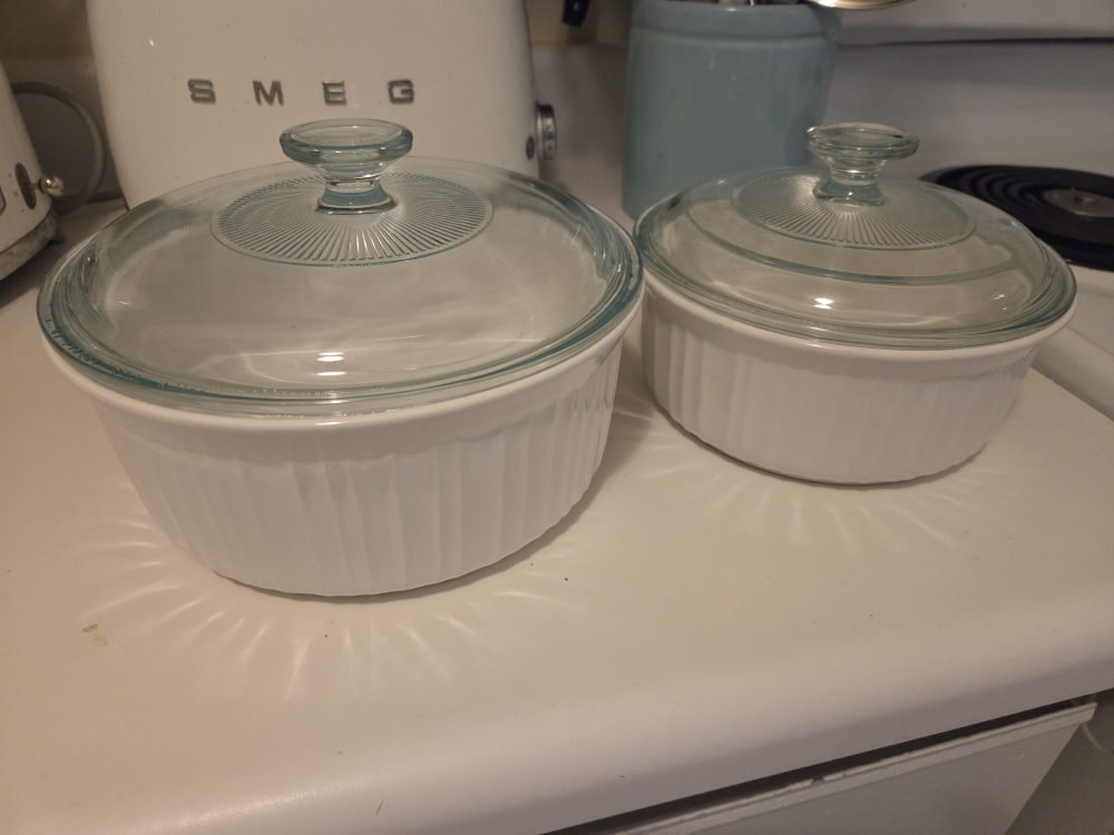 CorningWare French White Casserole Dish Set