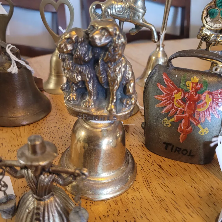 Lot of 13 Vintage Brass Bell Items Selling all 13 Together image indicator(8)