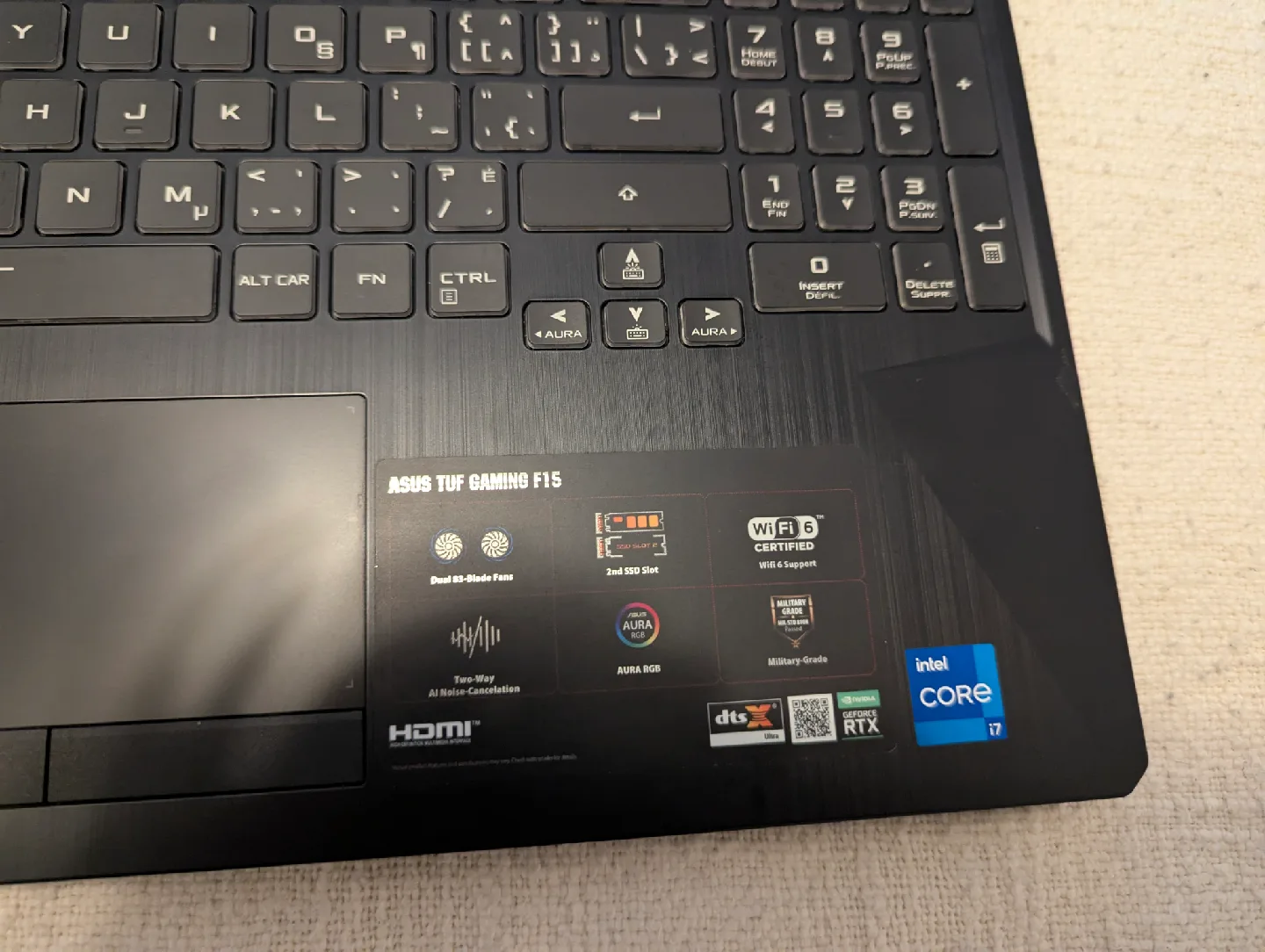 PKG Laptop Messenger Bag & ASUS TUF Gaming F15 Laptop image indicator(3)