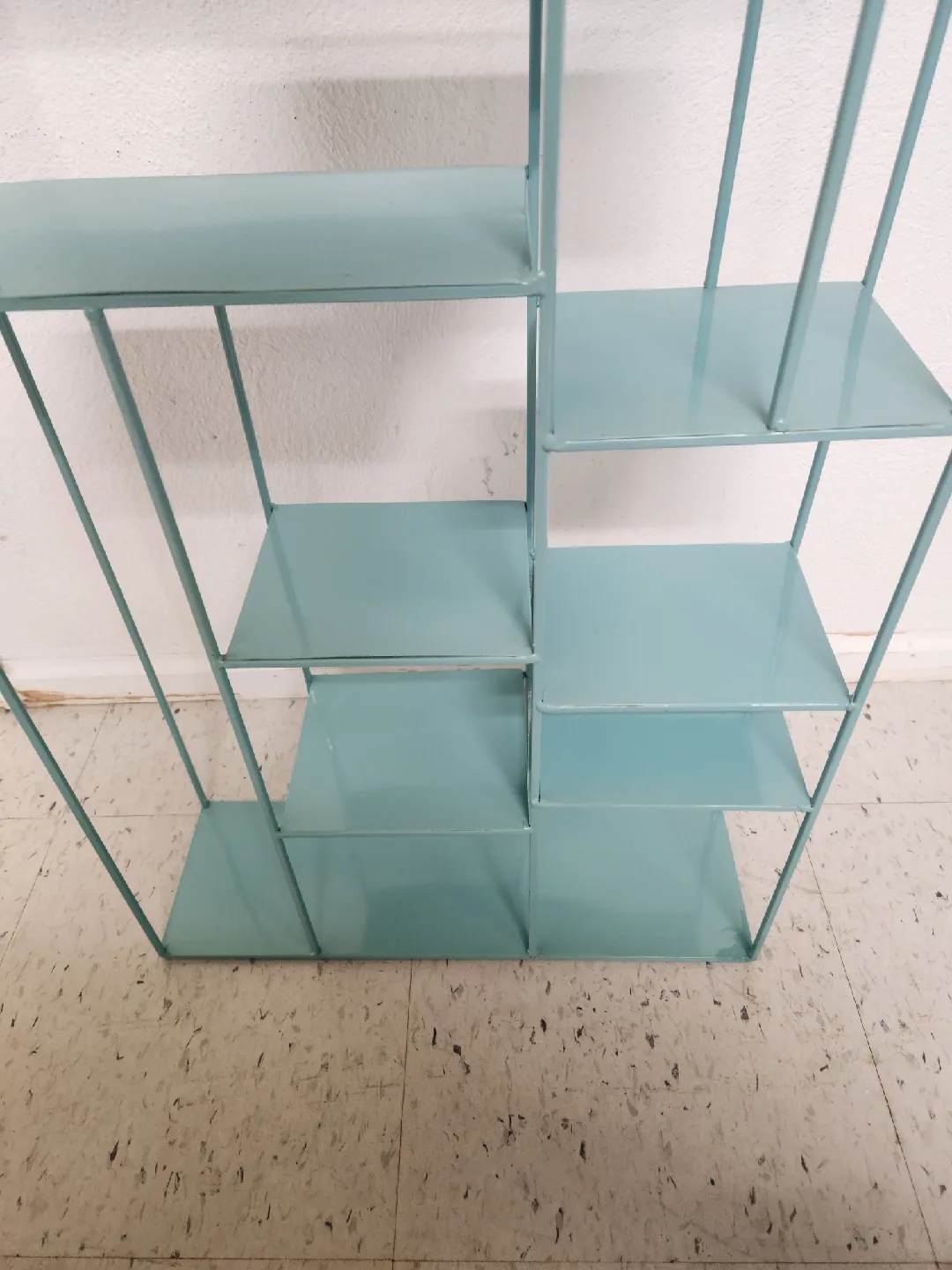 Light Blue Metal Wall Shelf image indicator(5)