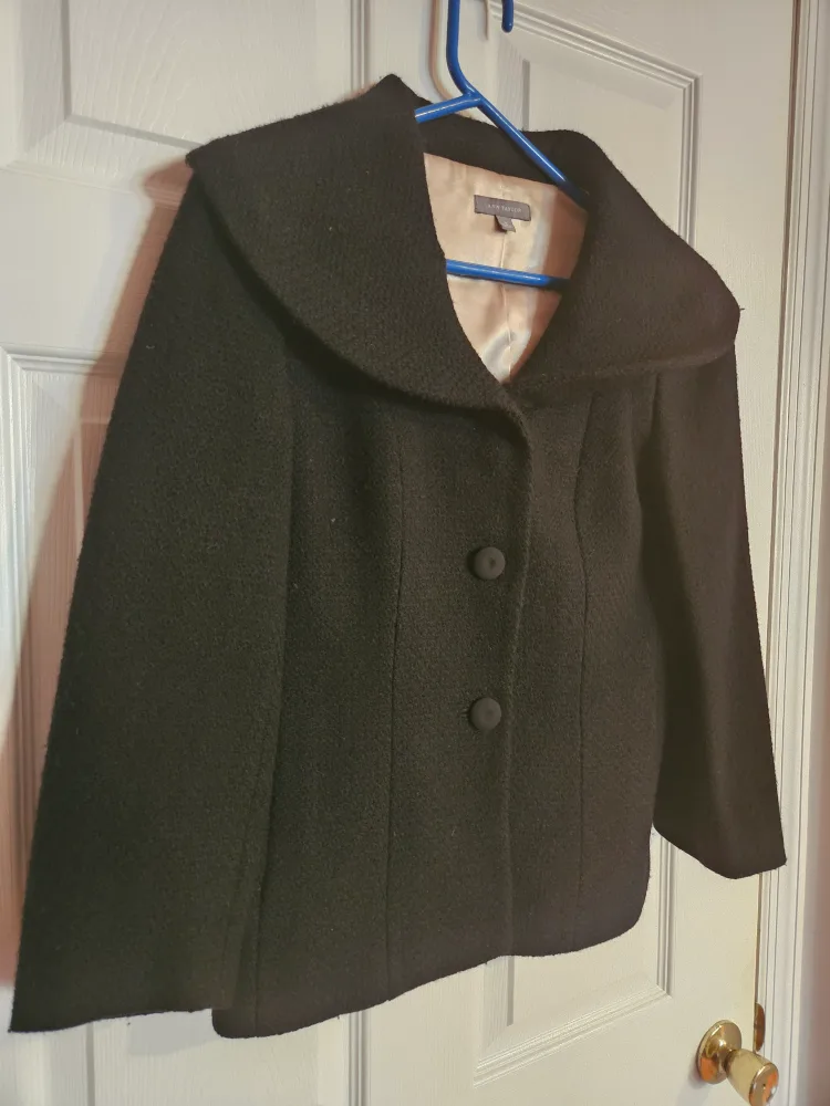 Versatile Black Coat/Jacket - Ann Taylor Size 10