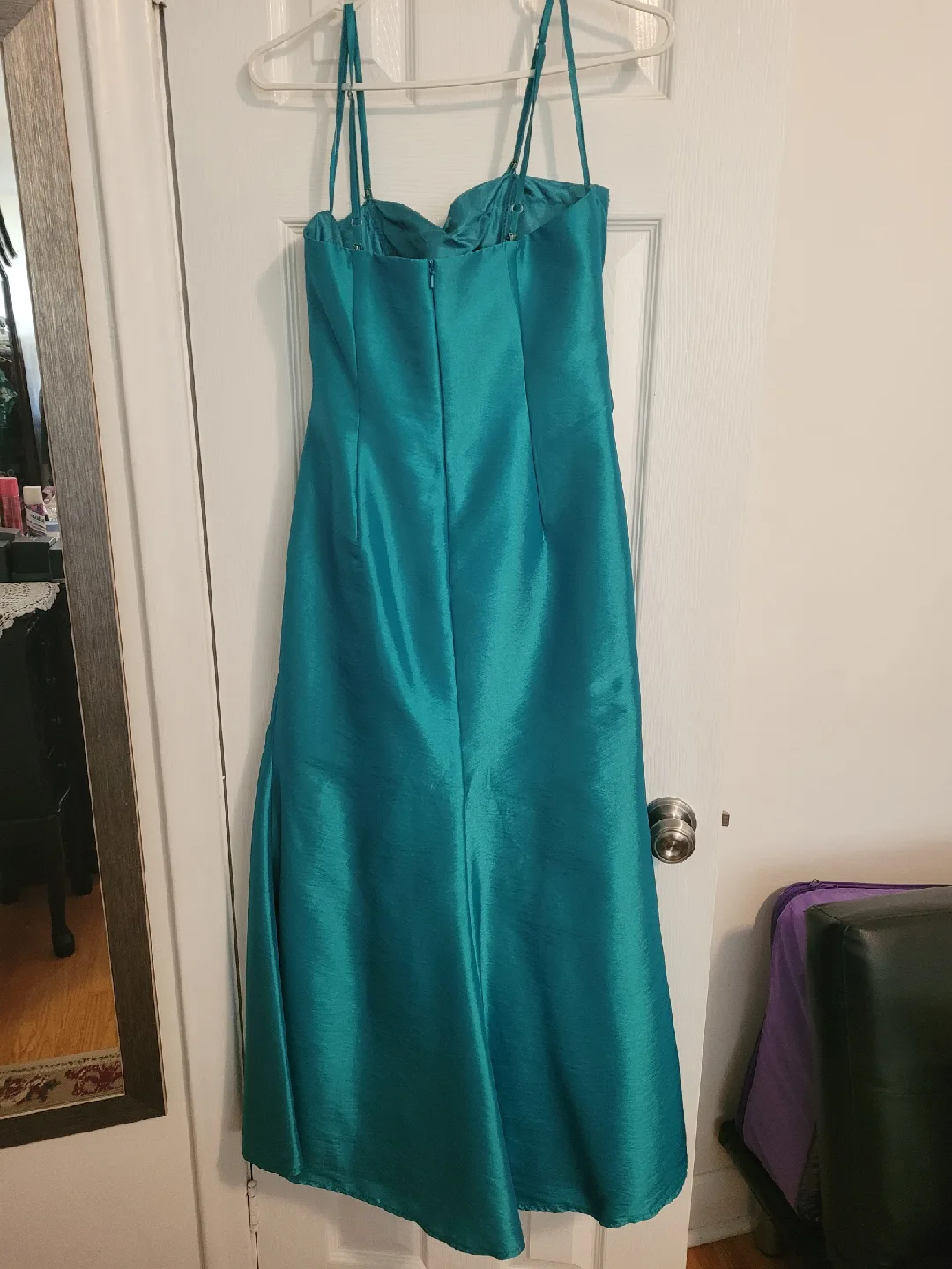 Green Formal Dress -Size 8-Petite Size-Please Read Description! image indicator(3)