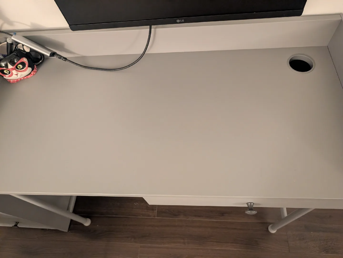 Grey Desk with Drawer 🥕 image indicator(4)