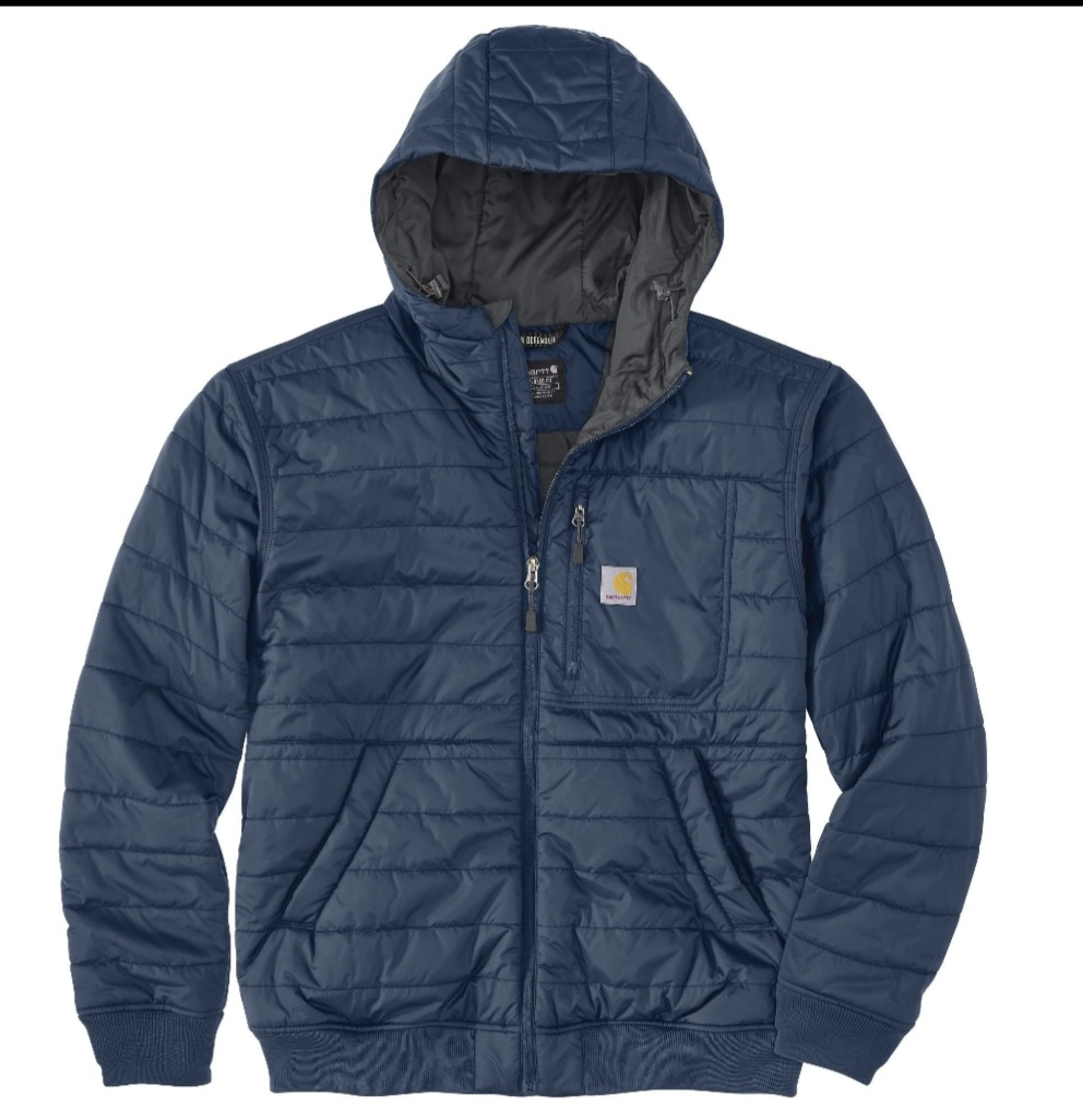 BNWT Men's Carhartt Relaxed Fit Quilted Fleece Lined Jacket