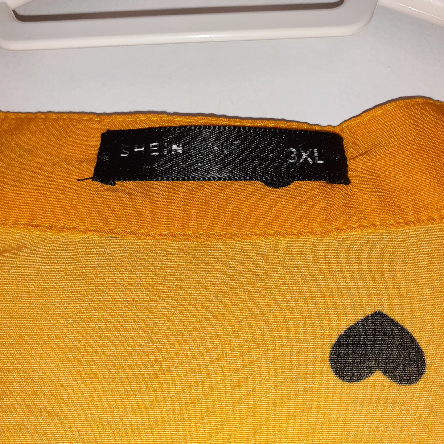 Yellow Heart Patterned Shein Top image indicator(3)