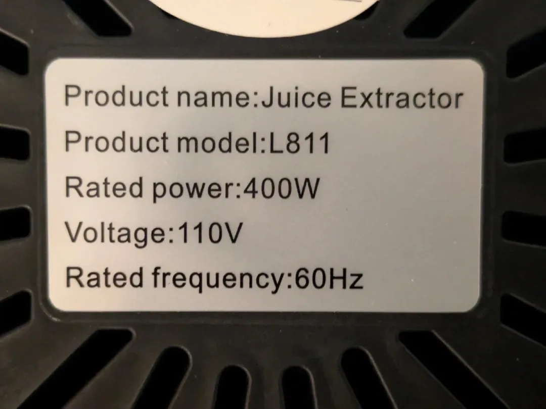 New Juice Extractor- No catcher image indicator(2)