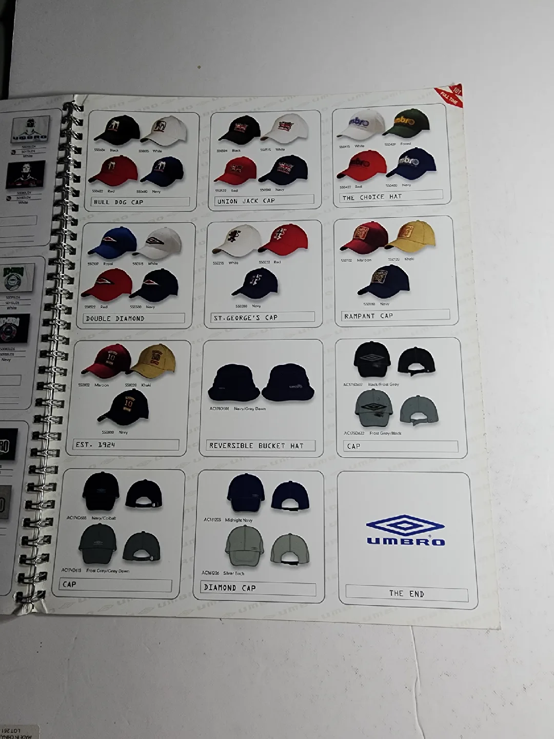 Umbro Soccer Launch 2004 Spiral Notebook image indicator(9)