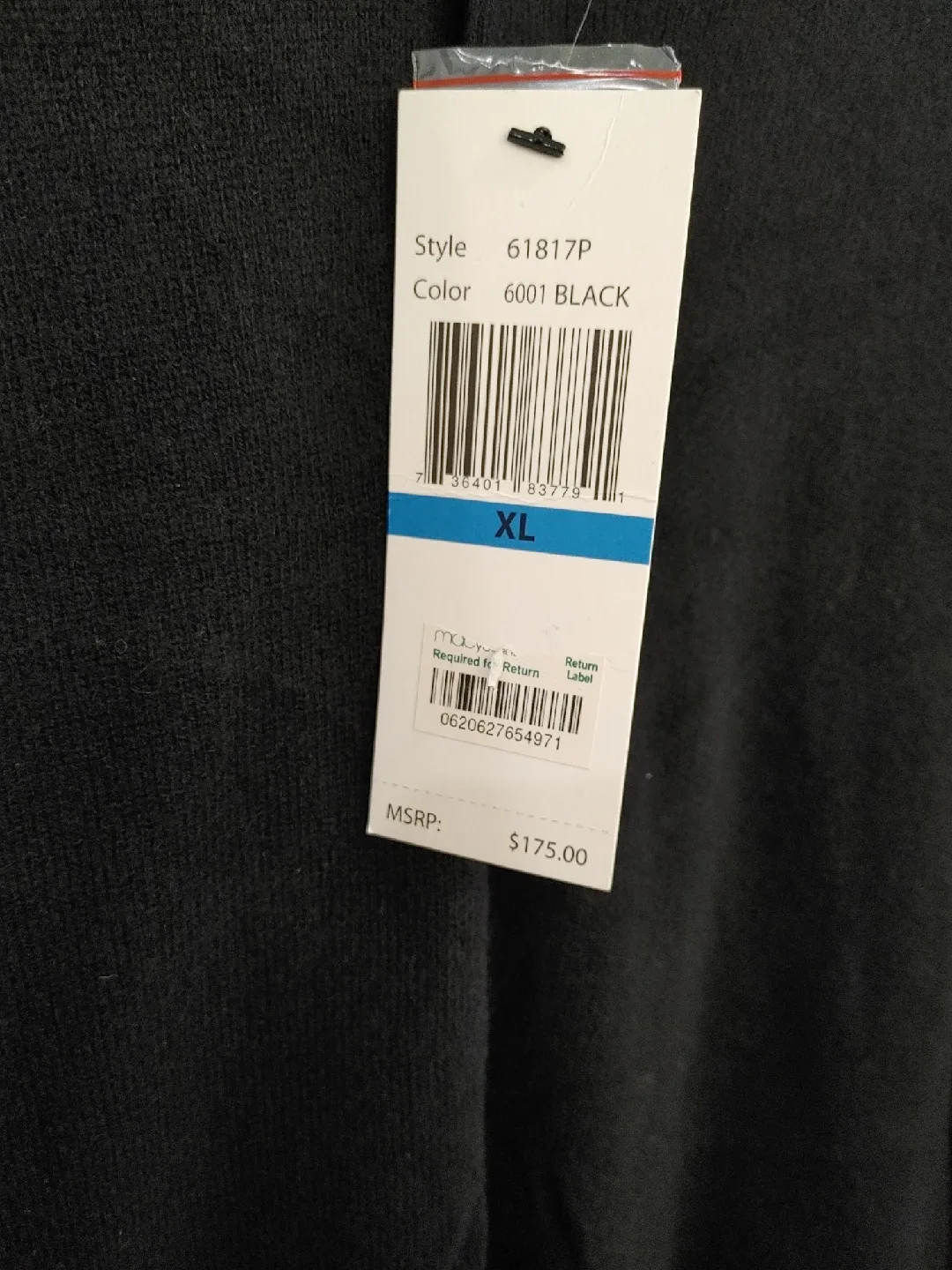 🧡SPRING & MERCER 100% CASHMERE SWEATER MENS XL NEW WITH TAGS image indicator(2)