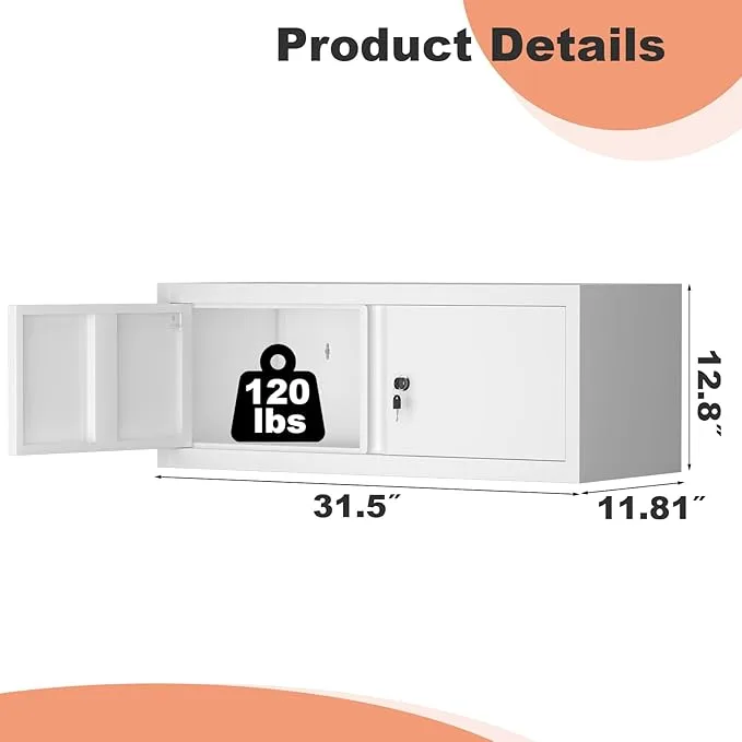 Brand new white storage cabinet