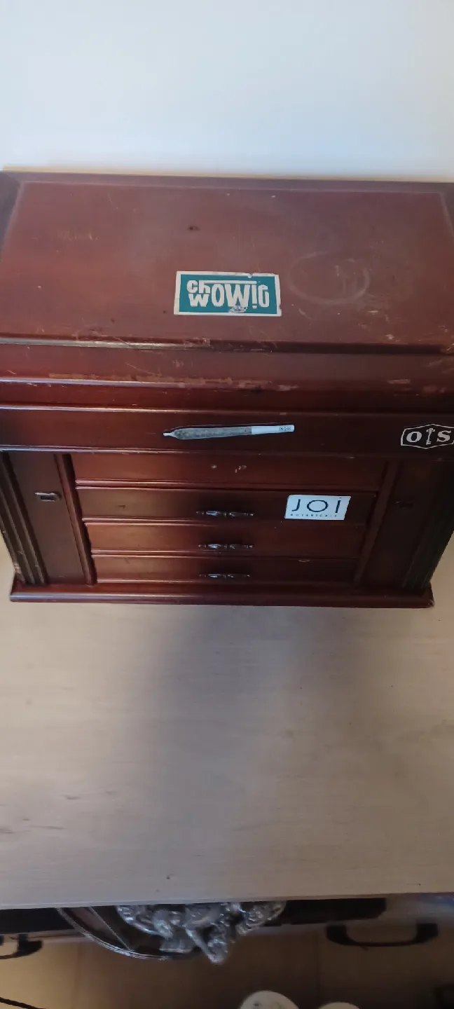 Vintage Wooden Storage Cabinet image indicator(2)