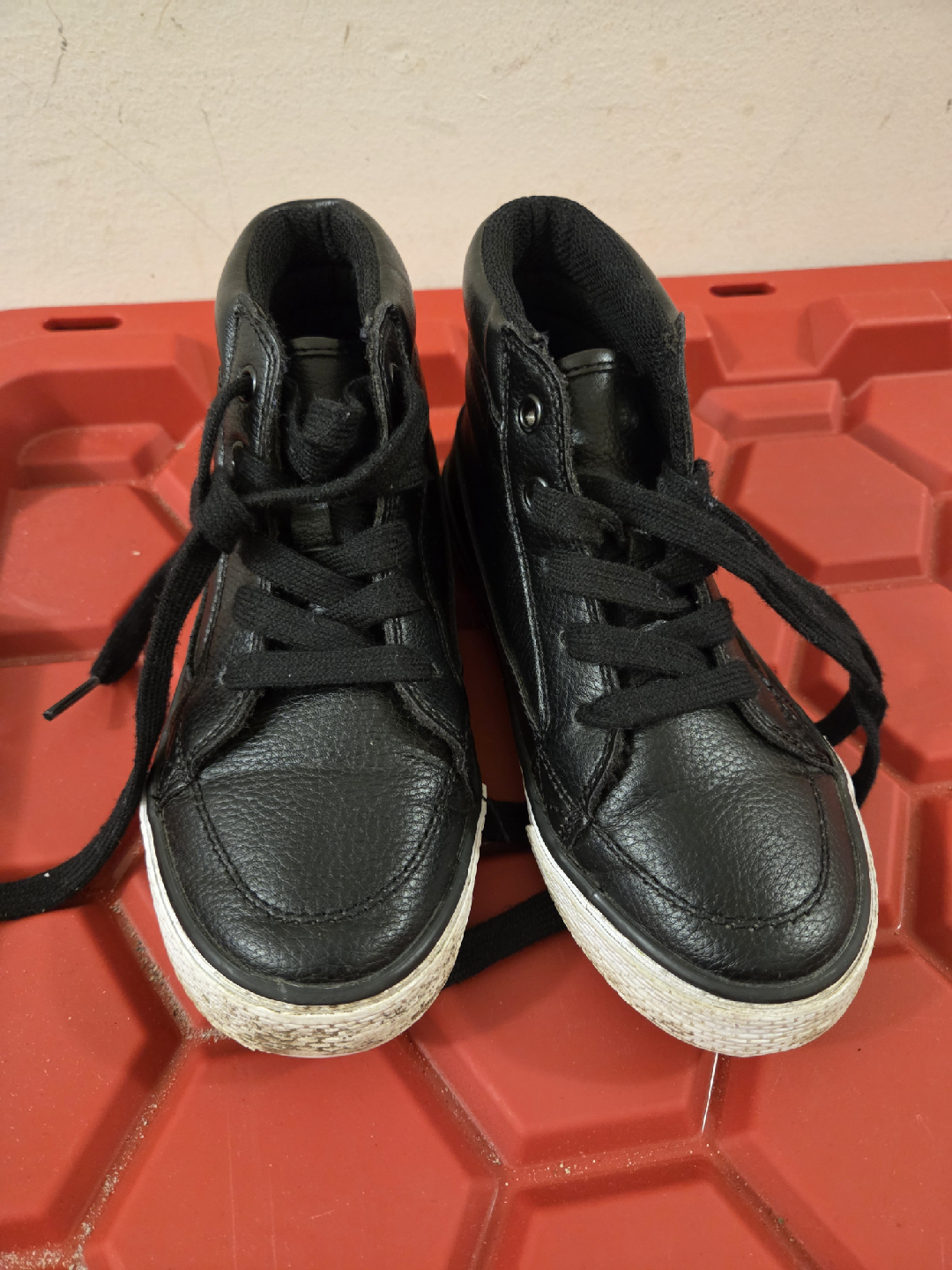 Black High-Top Sneakers