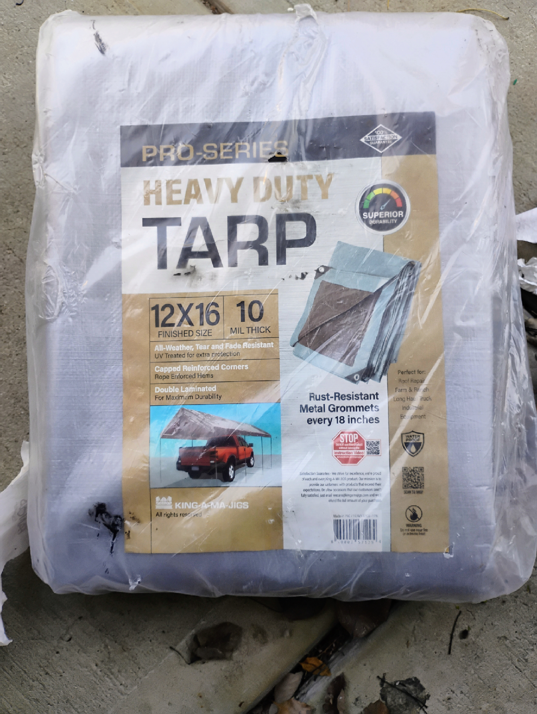 Pro-Series Heavy Duty Tarp 12x16 - photo 2
