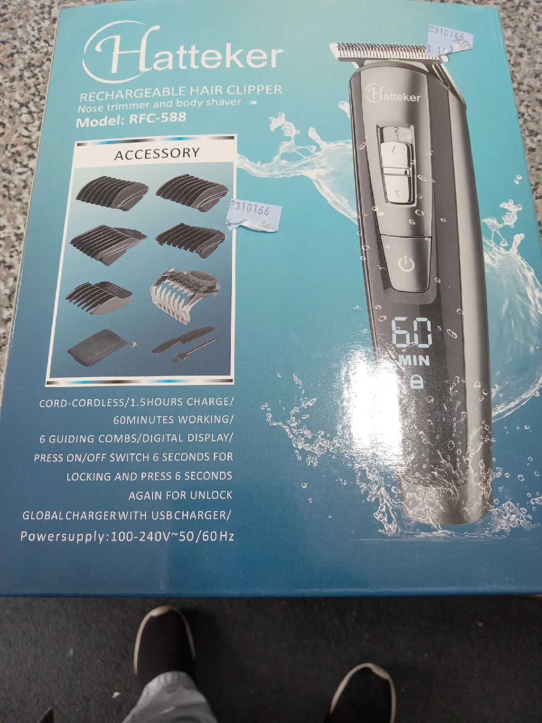 Hatteker RFC-588 Rechargeable Hair Clipper image indicator(5)