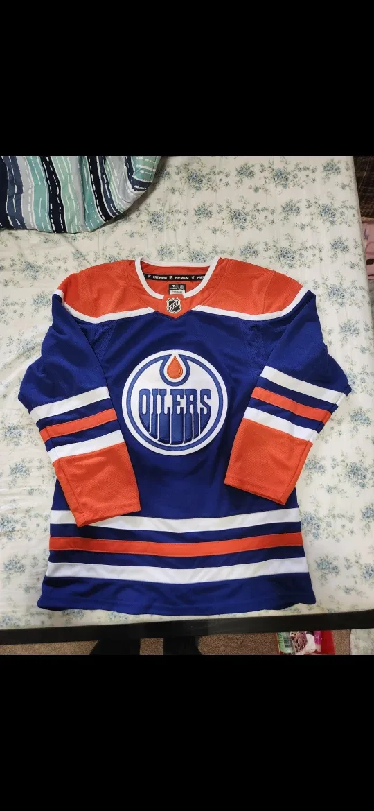 new Edmonton Oilers Fanatics Home Premium Jersey - Royal image indicator(2)