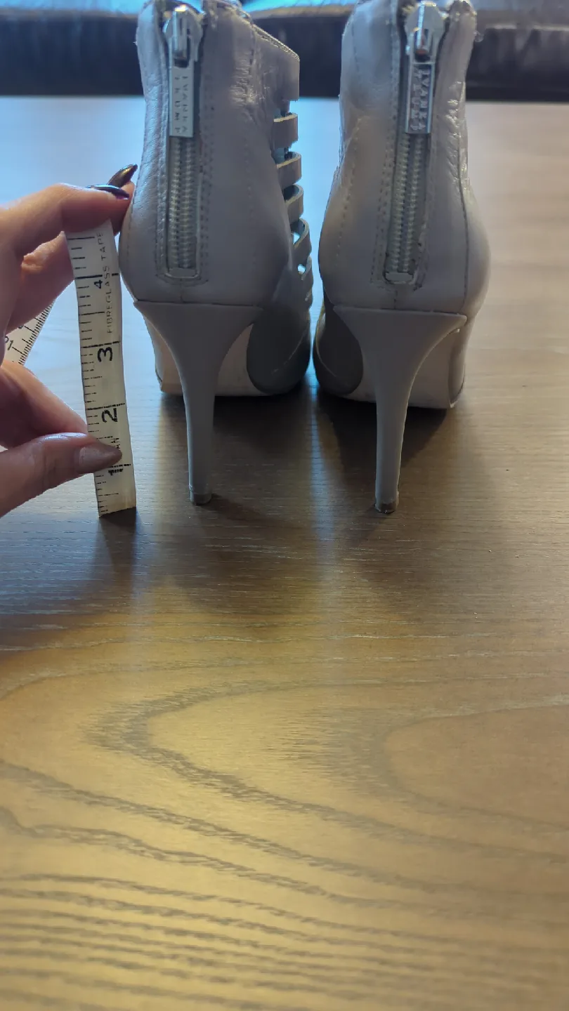 Ivanka Leather Heels, Size 6 image indicator(3)