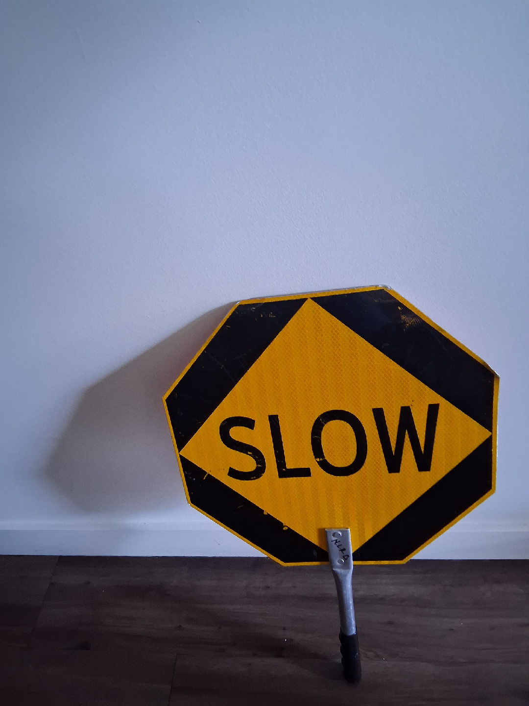 Stop and Slow Hand/Held Traffic Paddle - photo 2