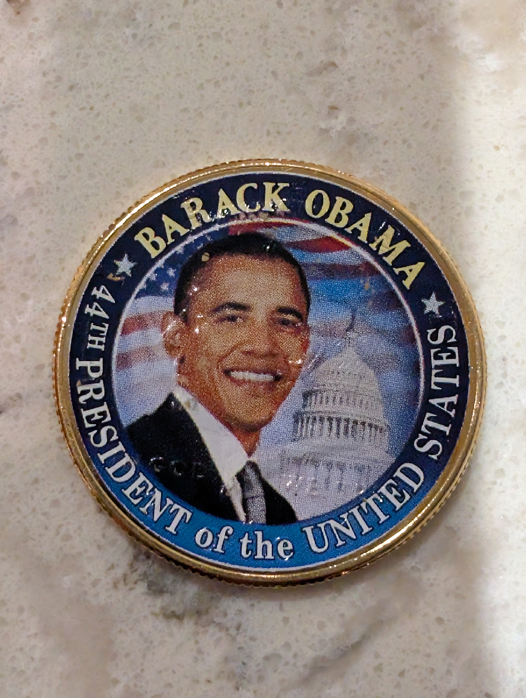United States President Barak Obama Kennedy Half dollar