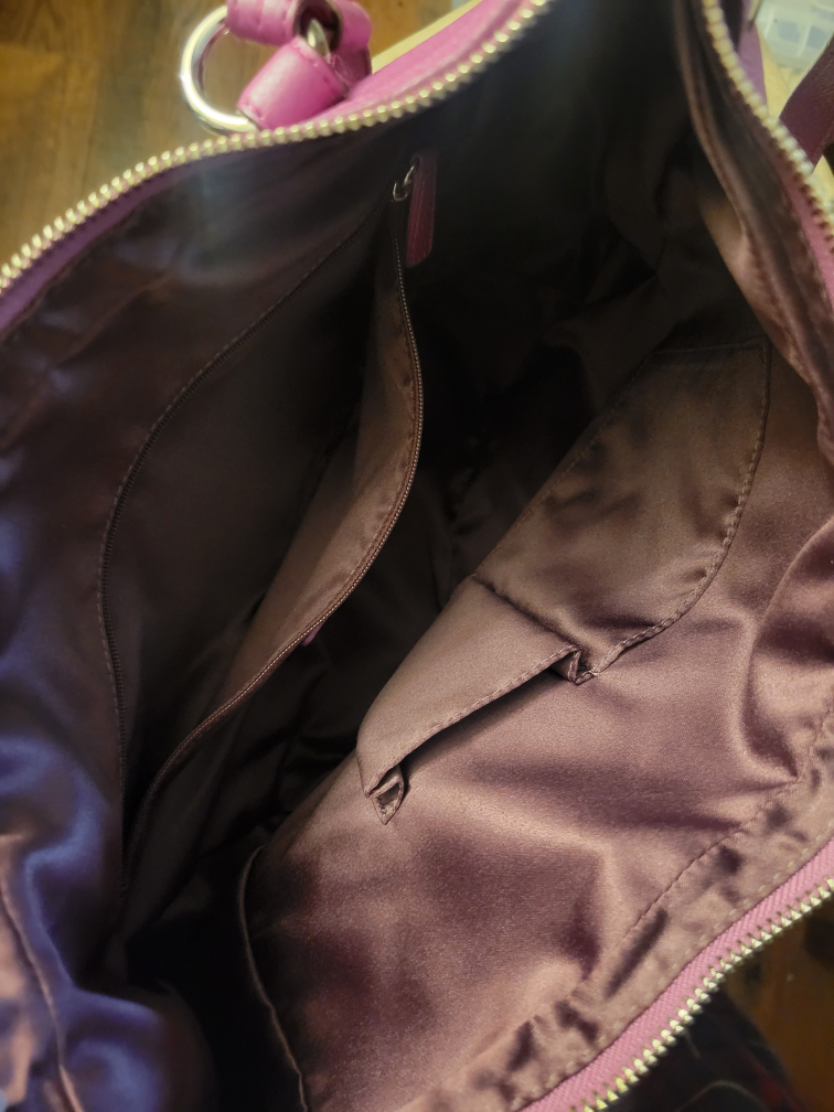 Coach LTH Alexandra Purple Leather Satchel - photo 4