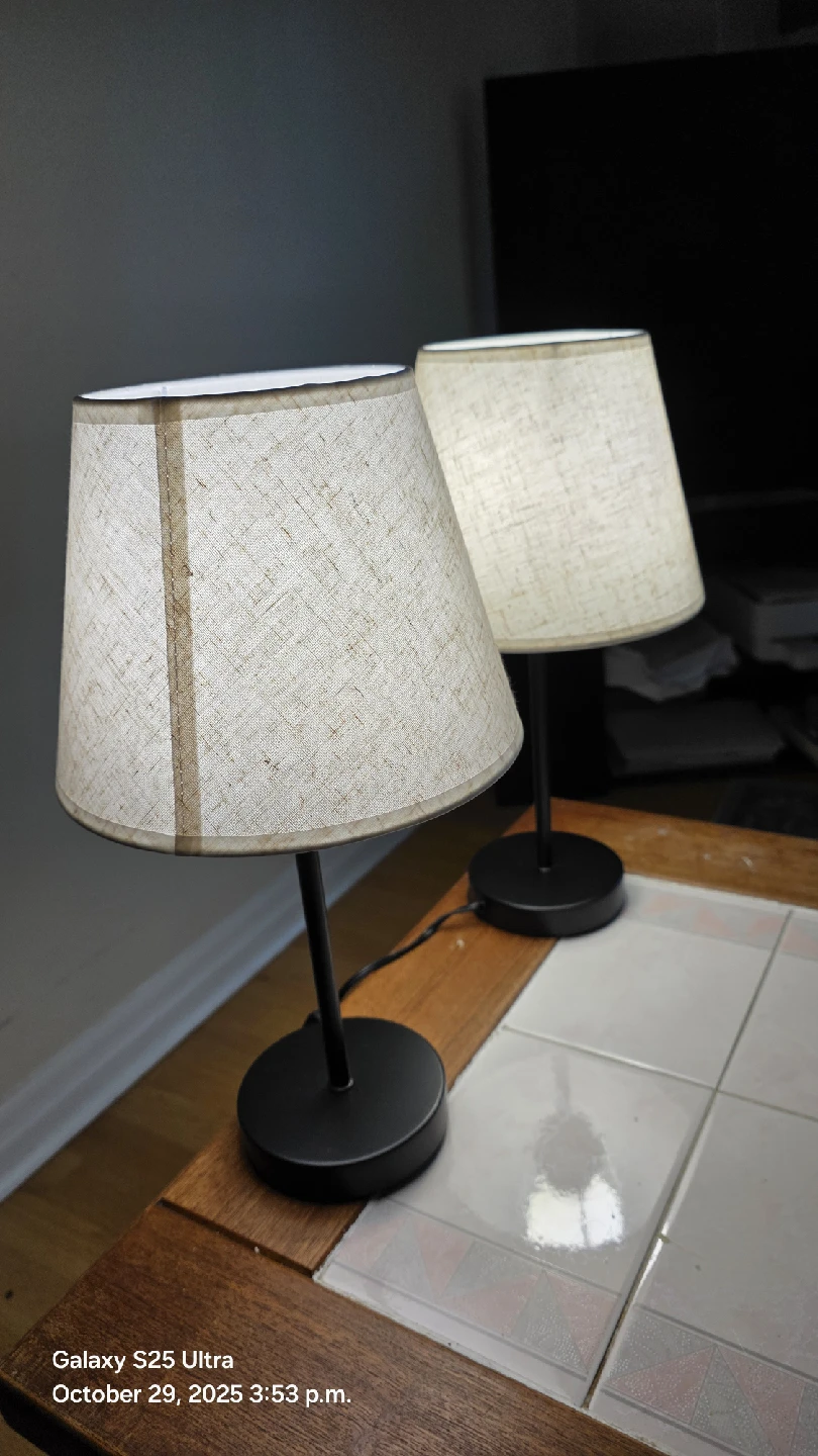 HAITRAL Bedside Table Lamps - 2 Pack (read description) - photo 2