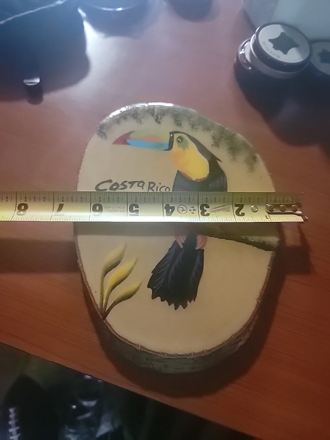 Costa Rica Toucan Wood Slice Art image indicator(5)