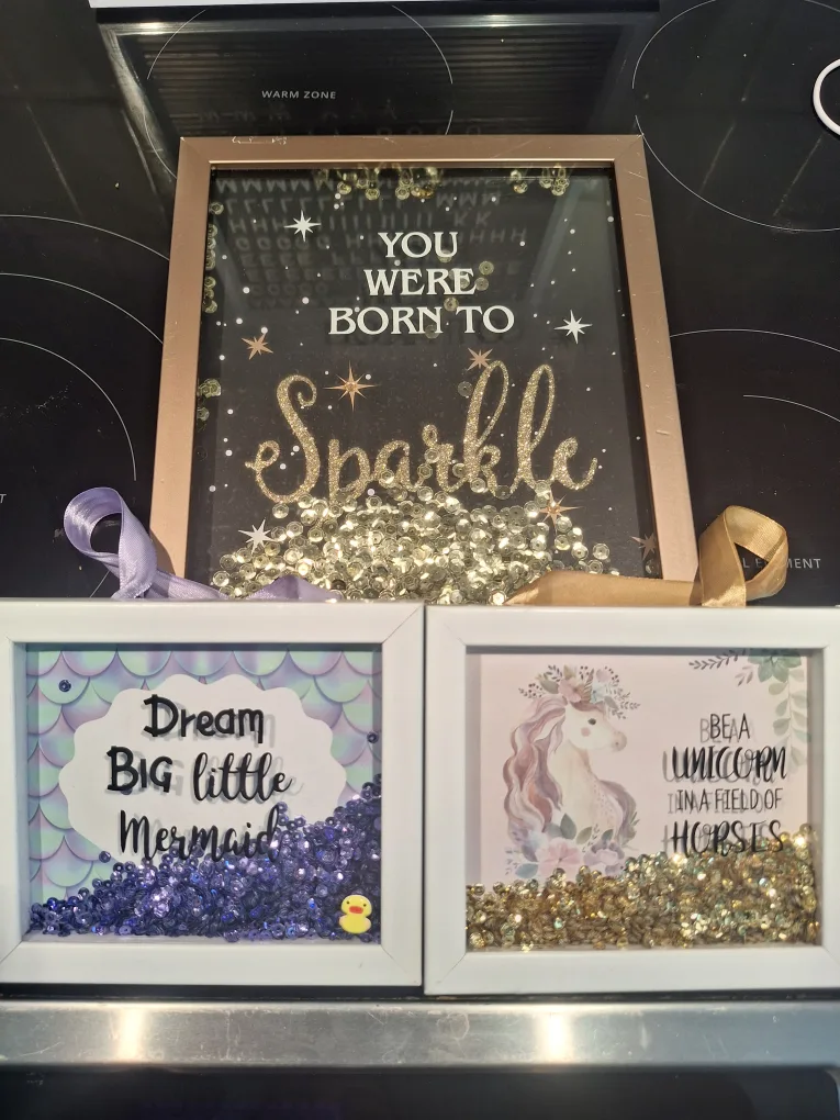 Sparkle, Mermaid, Unicorn Shadow Box Frames thumbnail