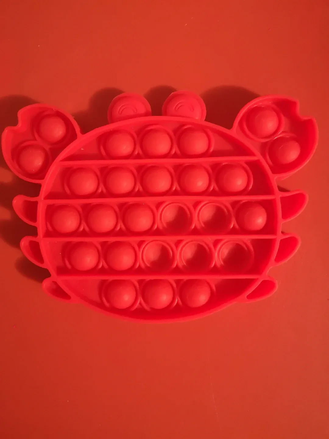 Red Crab Pop It Fidget Toy thumbnail