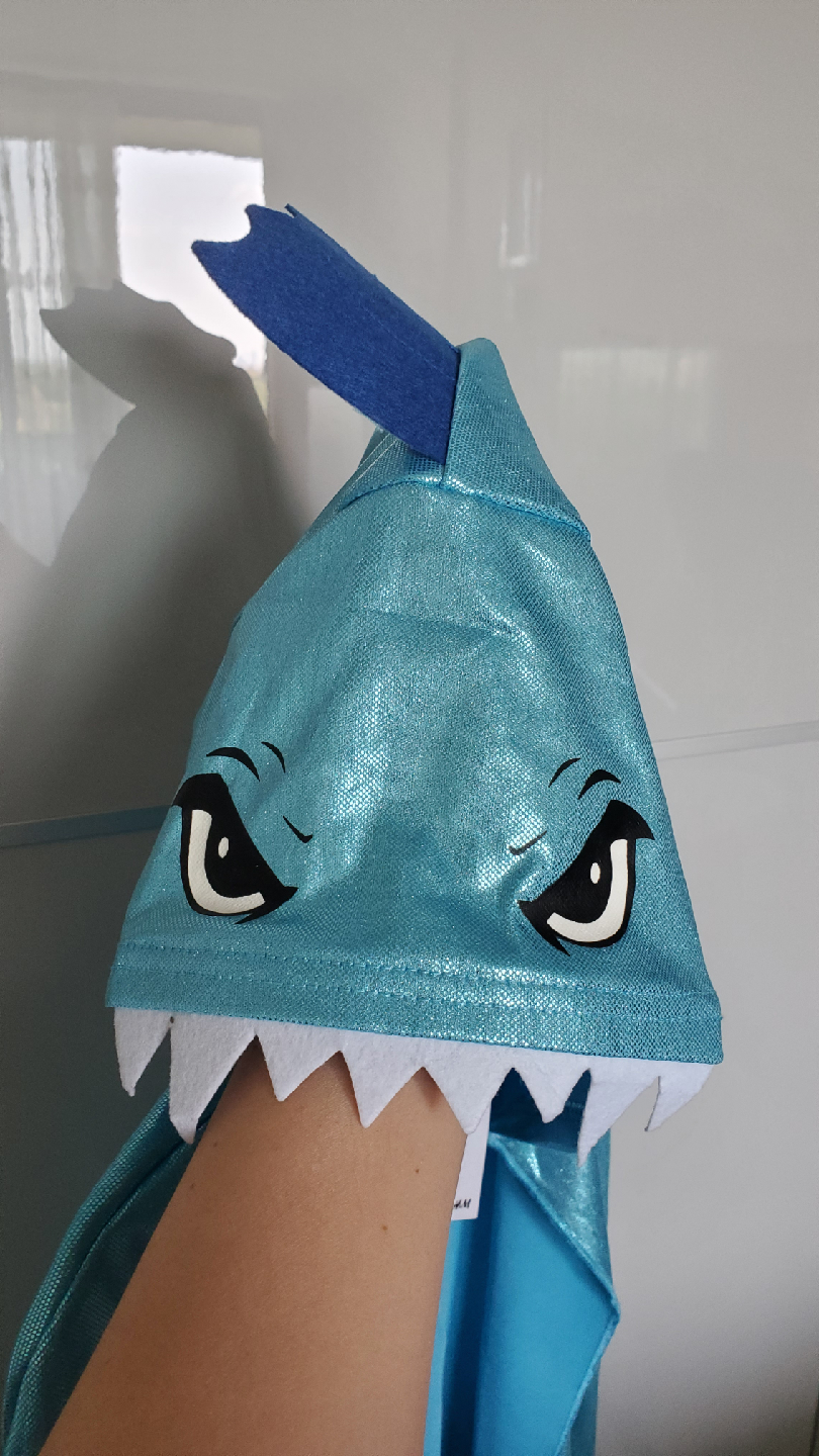 Kids Shark Costume - Size 3-10years