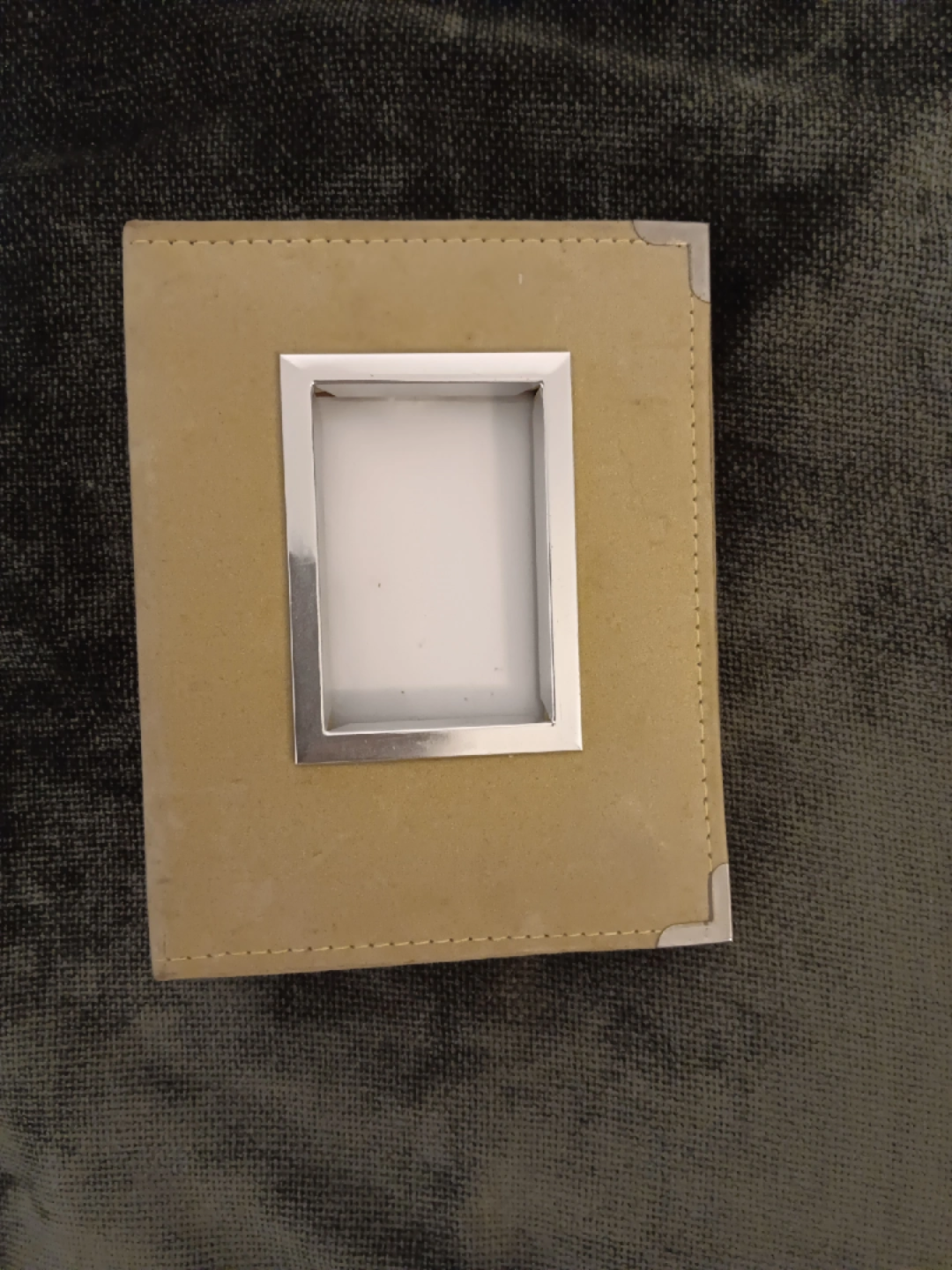 Small Photo Album with Silver Frame