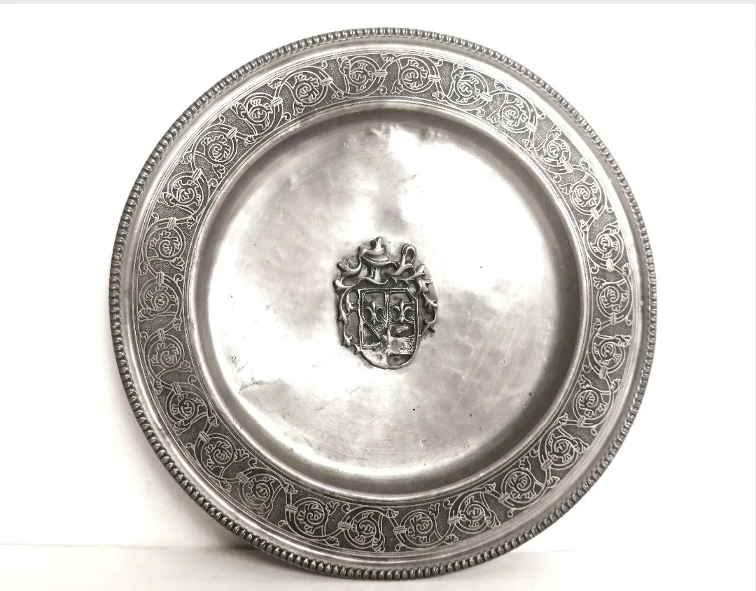 Peltro Pewter ~ Fleur de Lis Coat of Arms, Wiesbaden image indicator(3)