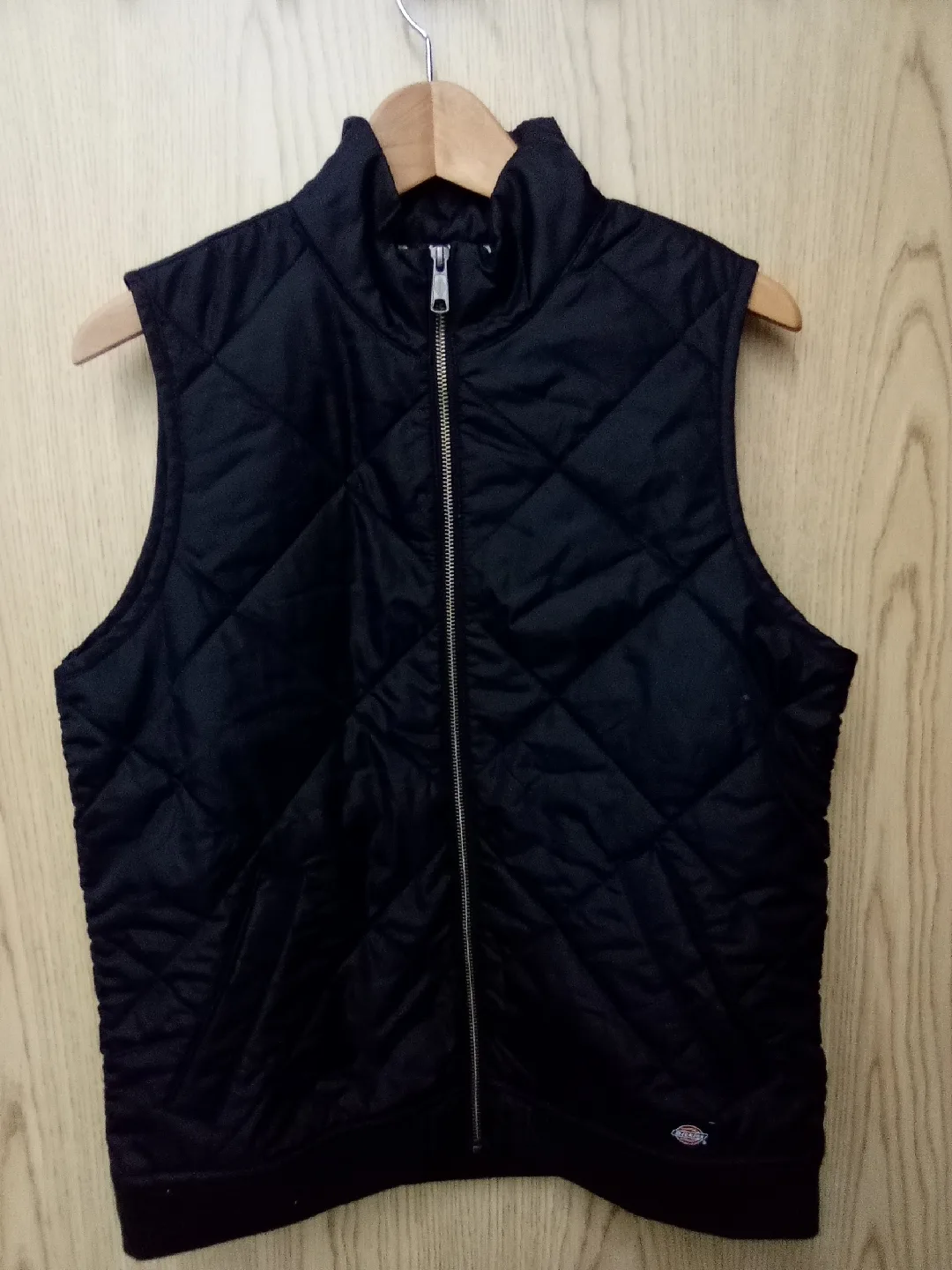 Dickies Quilted Vest - Black, Size M thumbnail