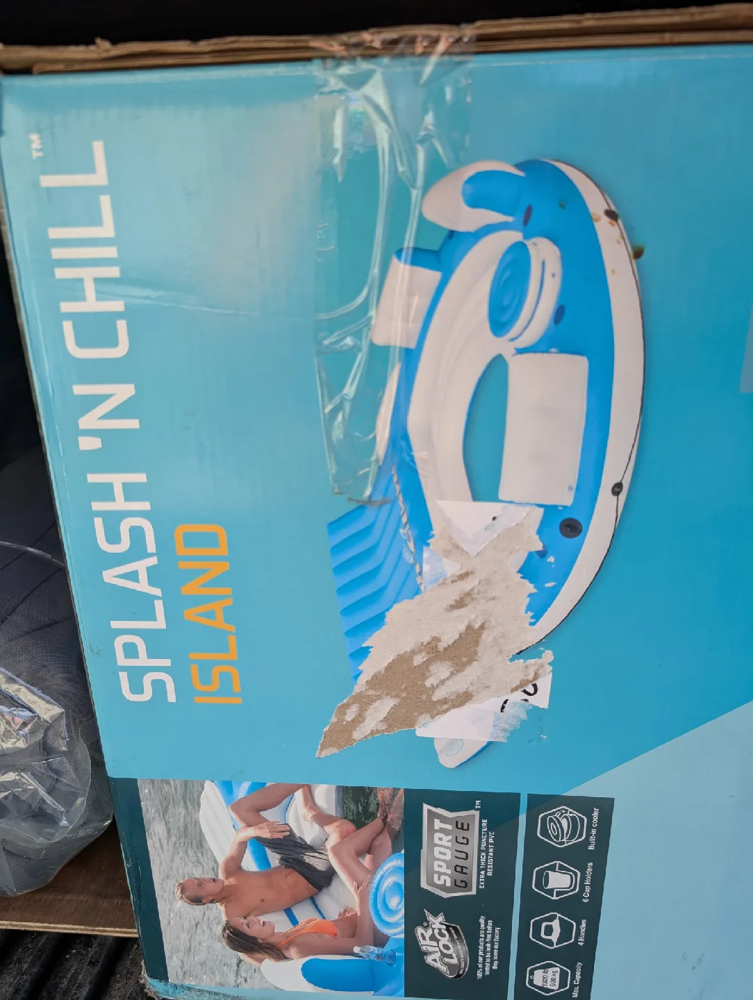 Intex Relaxation Island Lounge 6-Person Raft - Blue image indicator(6)