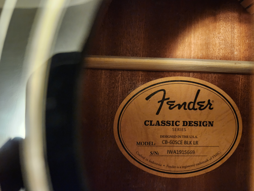 Fender Electric - Acoustic Bass Guitar - photo 4